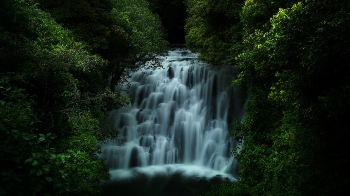 Northeast India waterfall