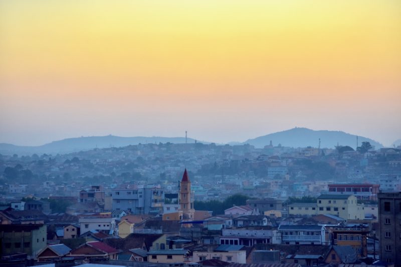 Madagascar travel sunset