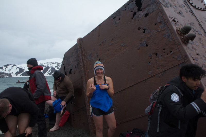 polar plunge Antarctica