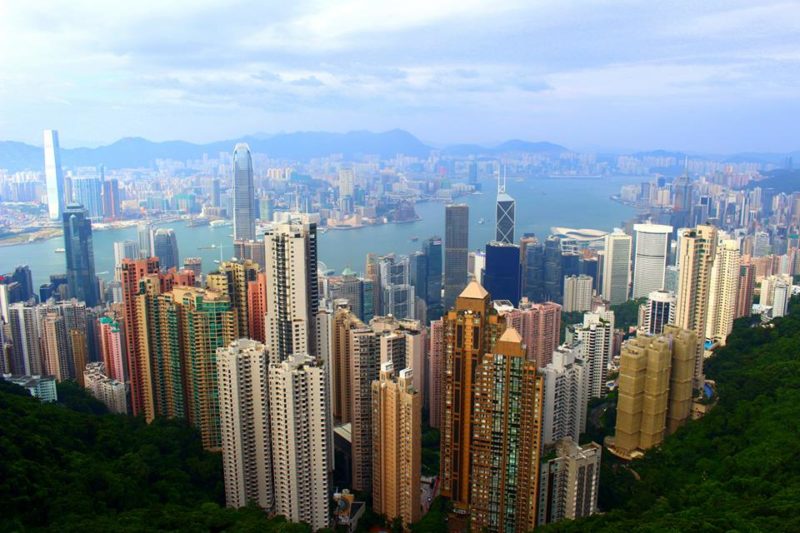 Victoria Peak skyline Hong Kong