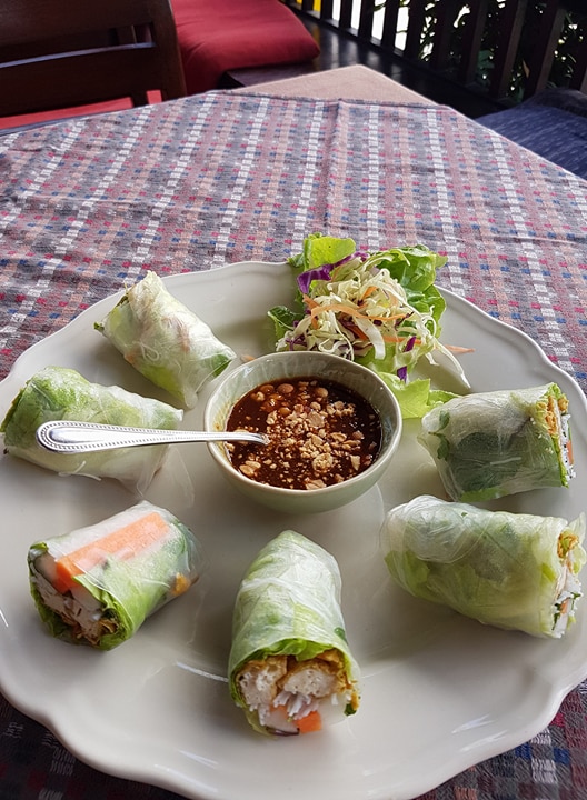 What to do in Chiang Mai spring rolls