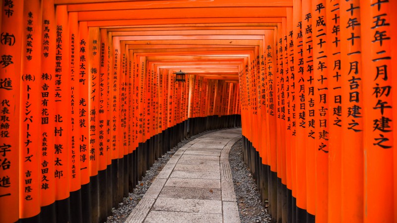 Fushimi Inari in Kyoto, Japan