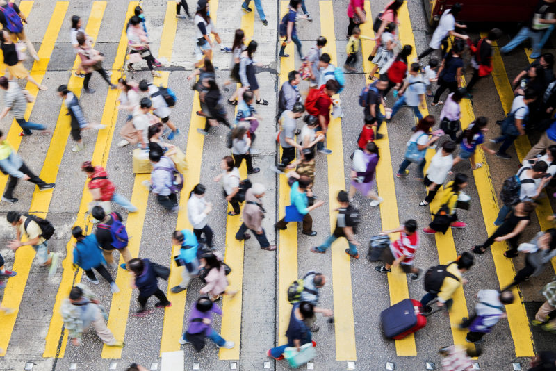 Rush hour Hong Kong