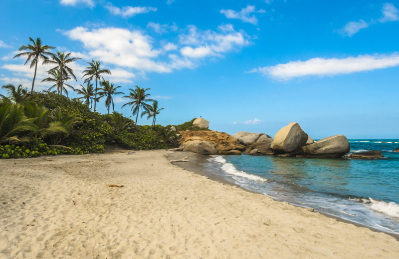 Tayrona National Park, Colombia beach