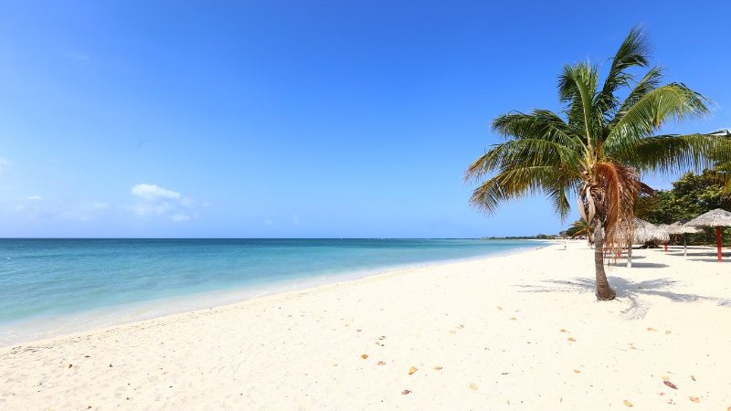 A picturesque beach in La Boca, Cuba