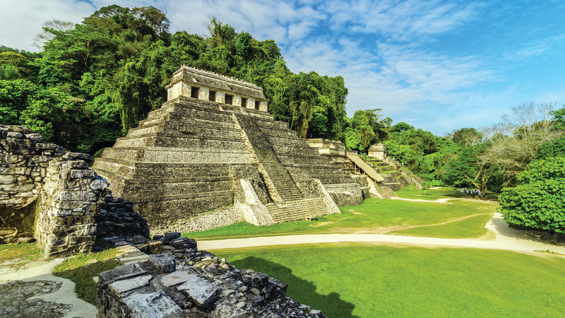 Best Maya ruins Central America Palenque, Mexico