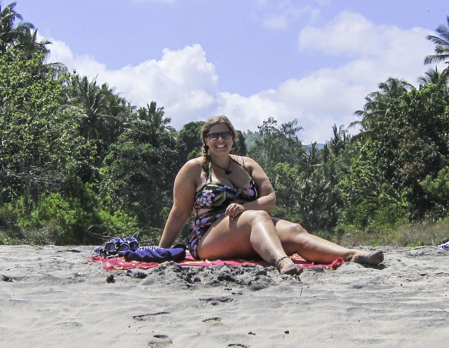 plus size travel Southeast Asia Indonesia beach