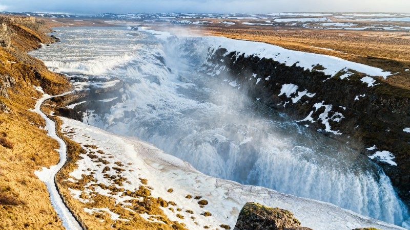 Gullfoss Waterfall