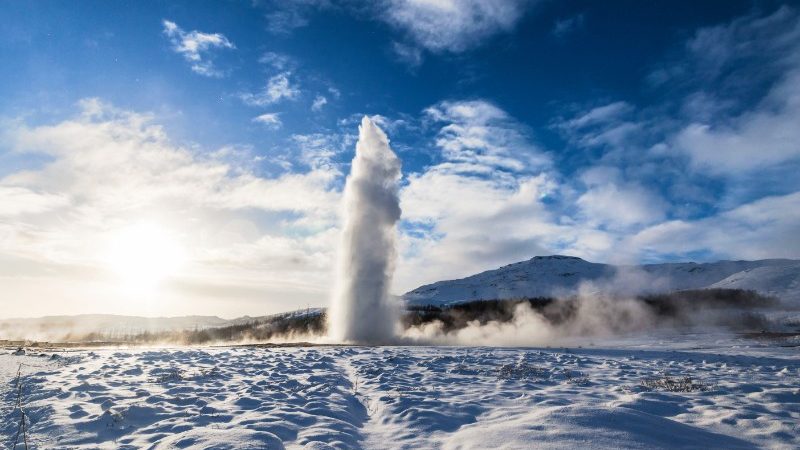 The Great Geysir in Iceland
