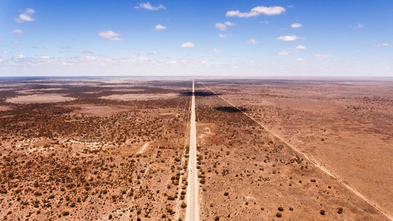 Road through the Australian Outback