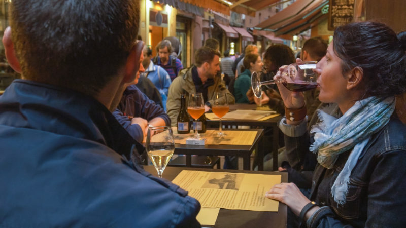 Bologna food wine market