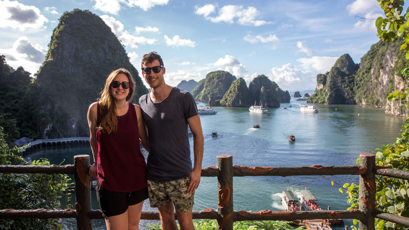 Couple at Halong Bay