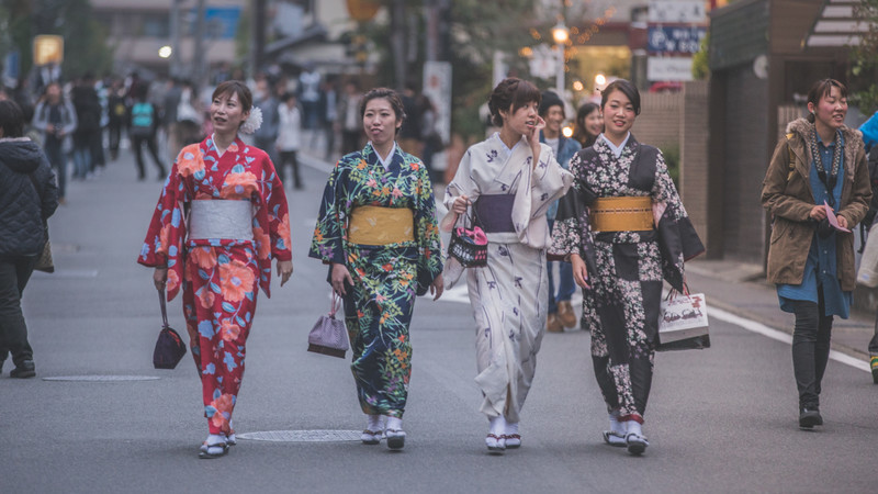 Geisha girls in Kyoto