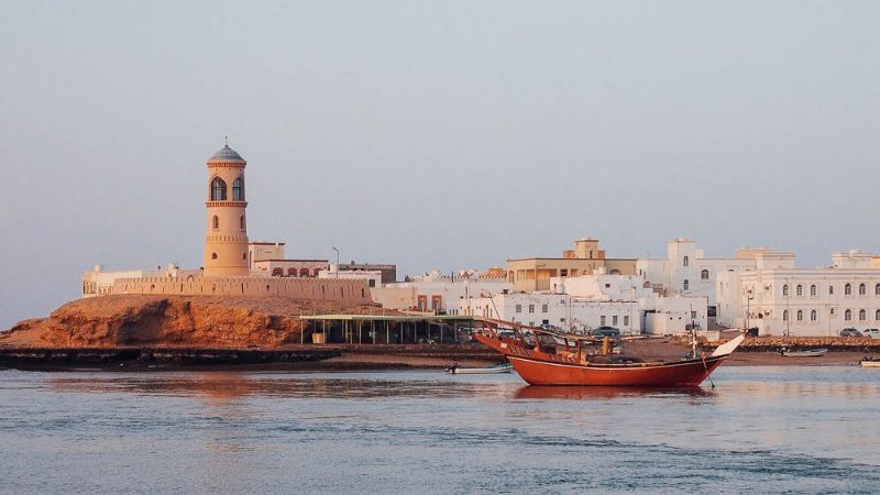 A boat in Sur, Oman.