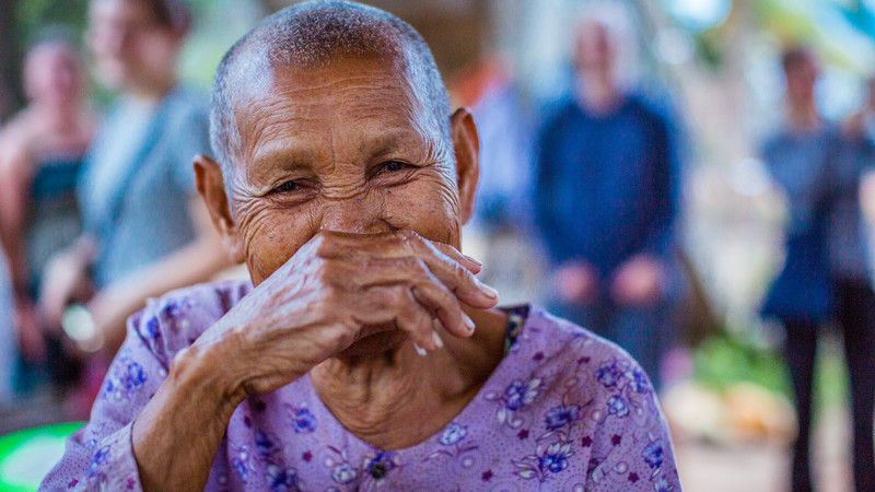 Smiling woman