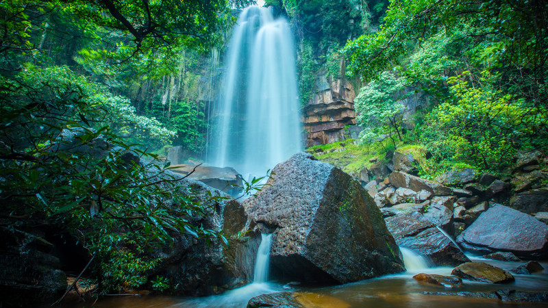 A beautiful waterfall