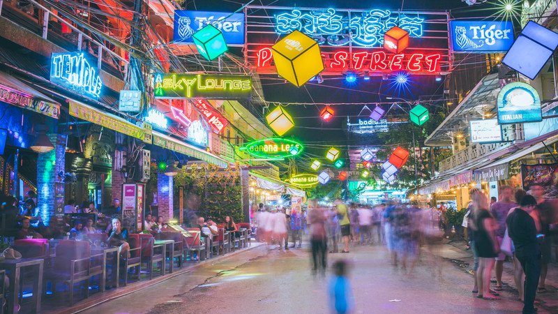 Cambodia tour Pub Street Siem Reap