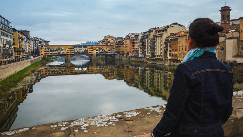 solo travel Italy Ponte Vecchio Florence