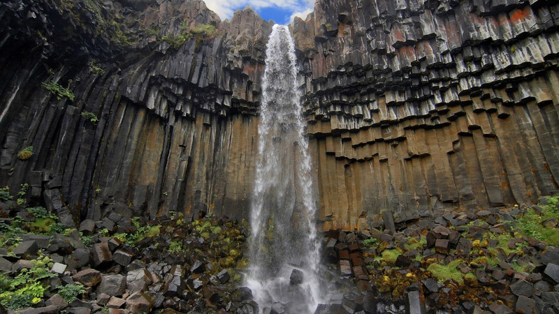Iceland south coast guide Svartifoss