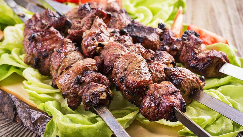 Jordanian shish kebabs