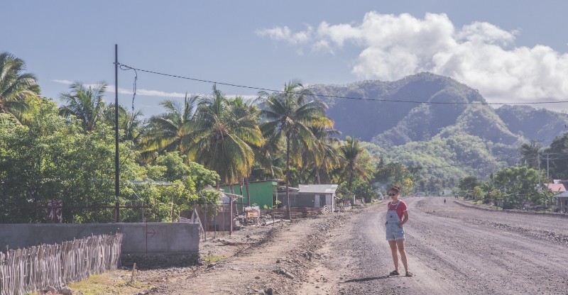 On the road in Timor-Leste