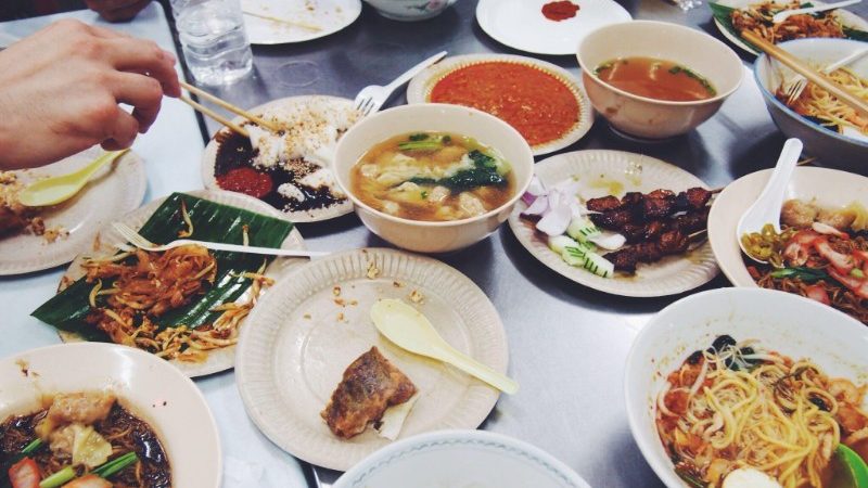 Spread of Penang meals