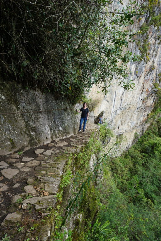 best of Machu Picchu under one day Inca Bridge