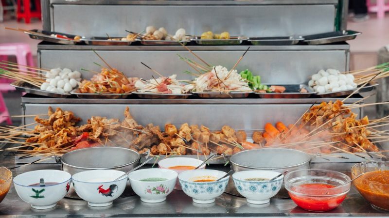 Street food stall in Penang, Malaysia