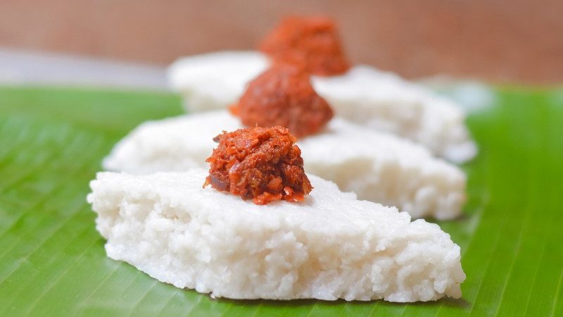 Kiribath, a Sri Lankan breakfast