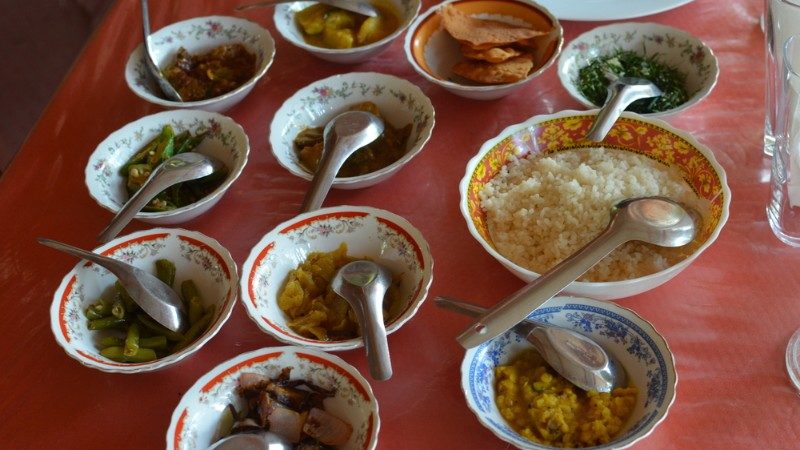 Selection of Sri Lankan curries