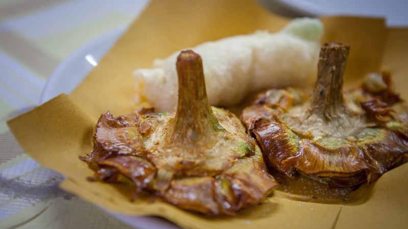 Fried artichokes