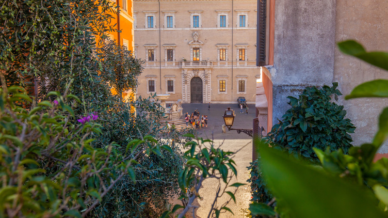 Piazza di Santa Maria in Rome