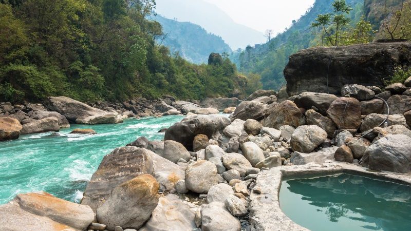 Hot springs in Nepal