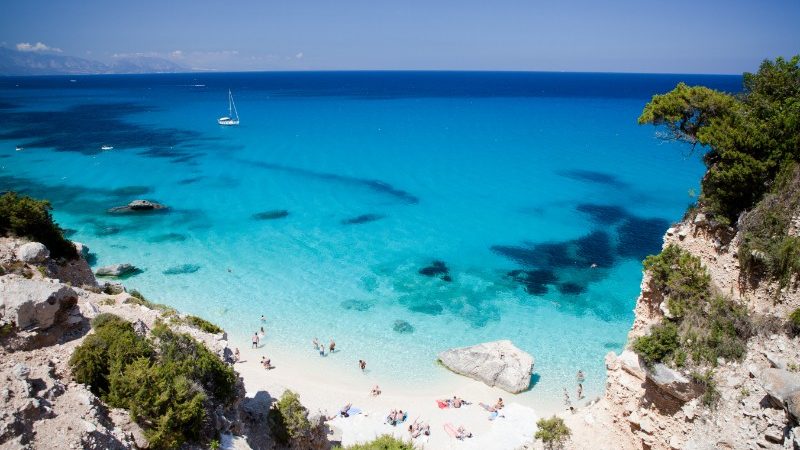 Beautiful bay in Sardinia, Italy