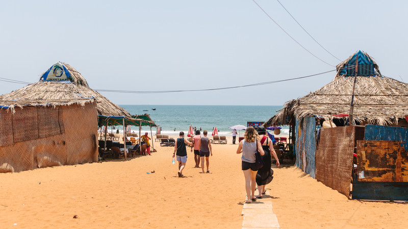 Goa beach, India