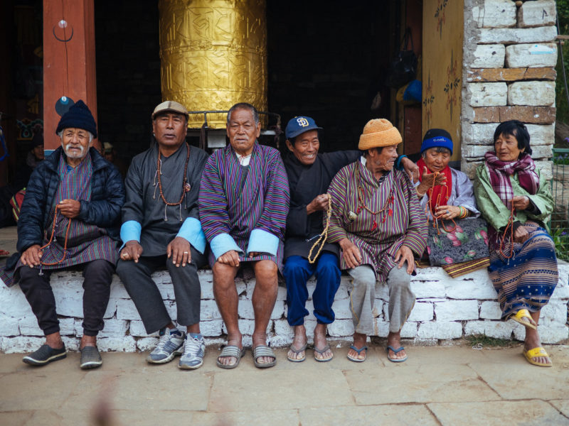 Bhutan tour locals