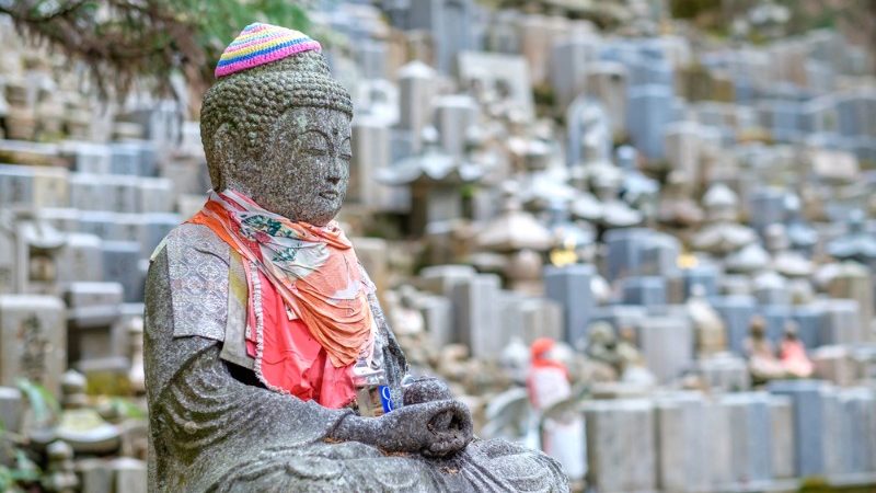 A shrine at Koya-San, Japan