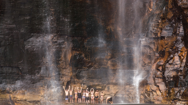 Waterfall in Kakadu.
