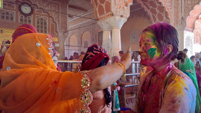 Face painting in Jaipur