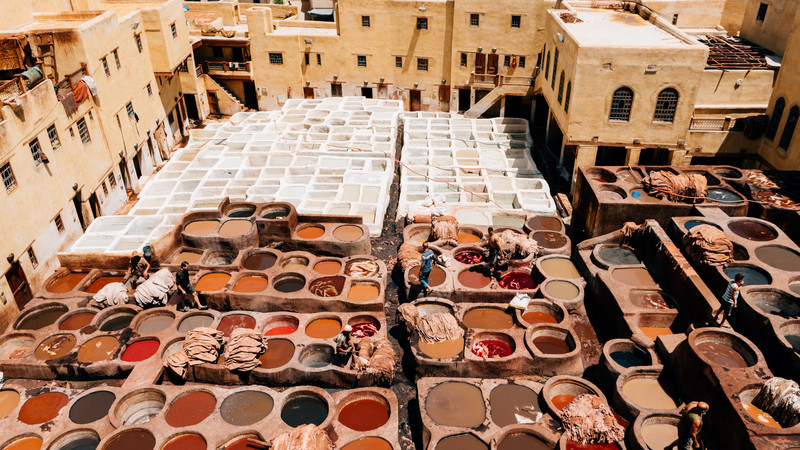 Fes tannery