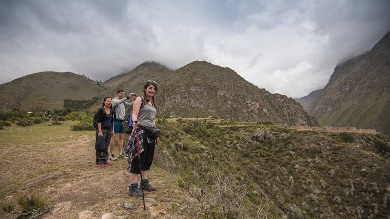 Trekkers on the Inca Trail