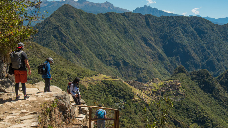 Trekkers on the Inca Trail