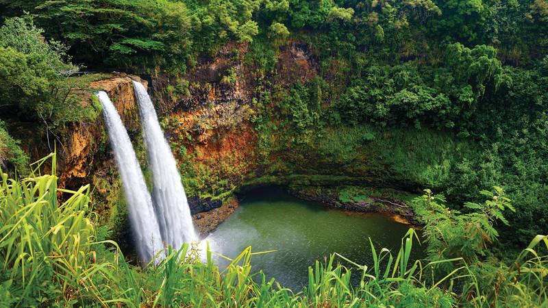 Wailua waterfalls. 