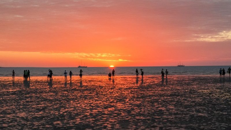 Mundil Beach at sunset