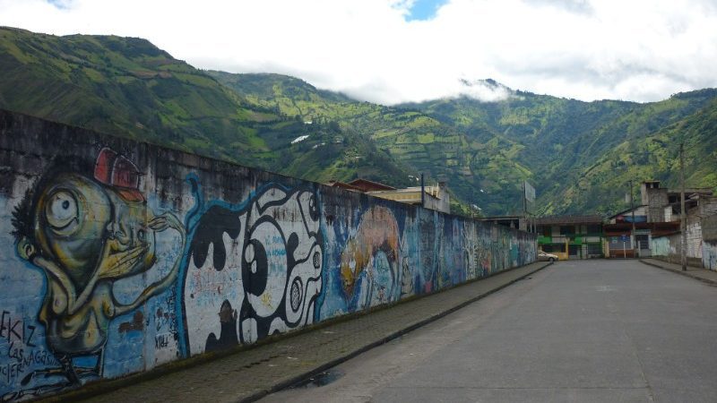 Street art in Banos