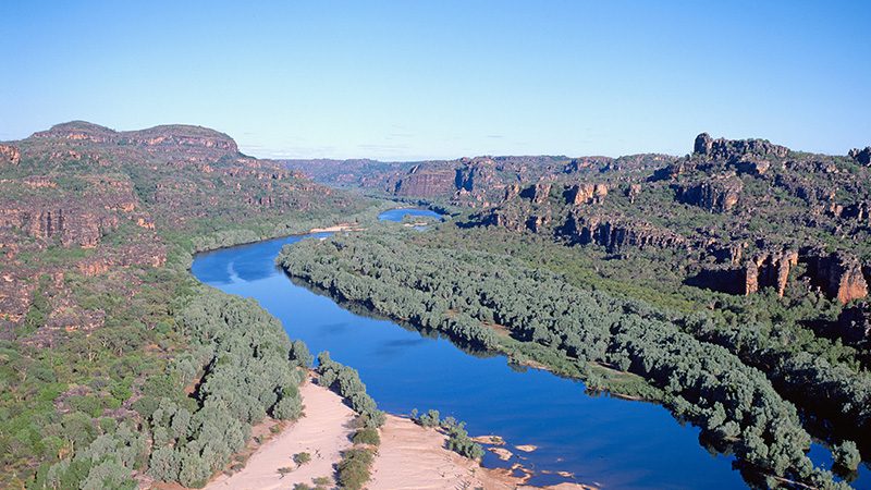 East Alligator River aerial view
