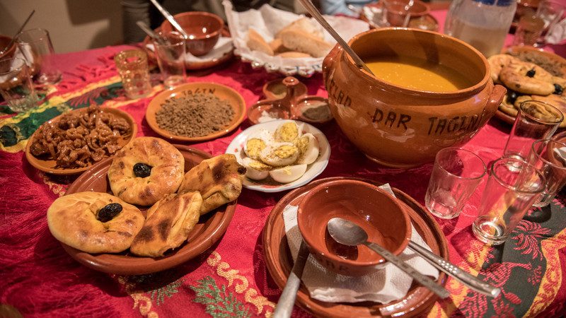 Morocco homestay food