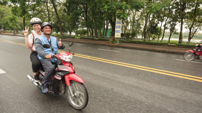 Motorbiking in Hue