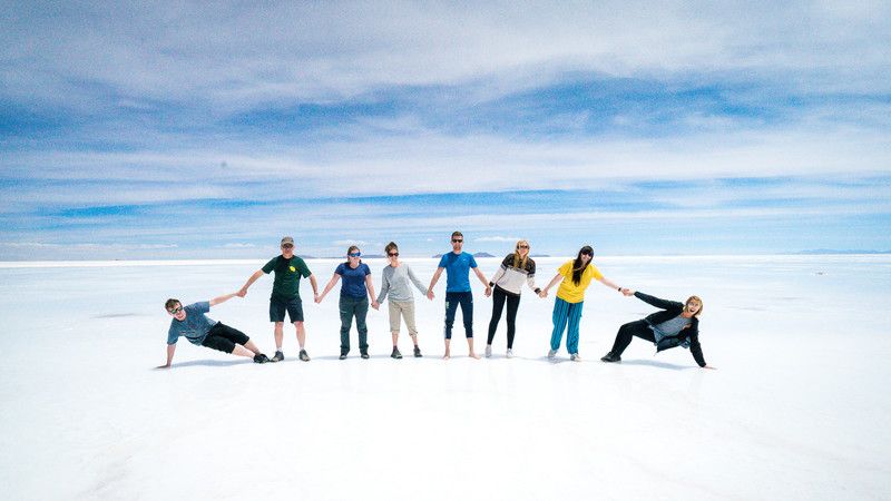 Travellers in Bolivia