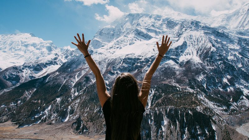 Young woman in Nepal